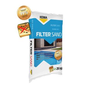 PESEK, NARAVNI FILTER KEMA SAND 120 / 0.7-1.2MM 25KG SUHI / ZA BAZENE