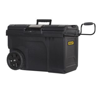 PLASTIČNA KASETA STANLEY 62X38X42 CM S KOLESI IN ROČAJEM