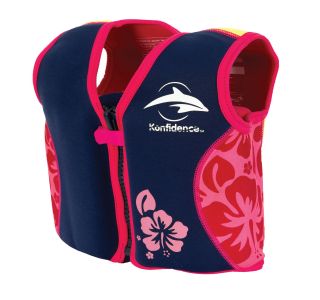 PLAVALNA OPREMA ZA OTROKE KONFIDENCE OTROŠKI PLAVALNI JOPIČ NAVY HIBISCUS 6-7