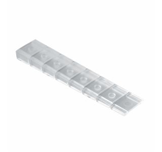 ZAGOZDA ZA POHIŠTVO HETTICH DIY 8X20X100 MM PVC, PROZORNA, V ZAVOJU JE 8 KOS