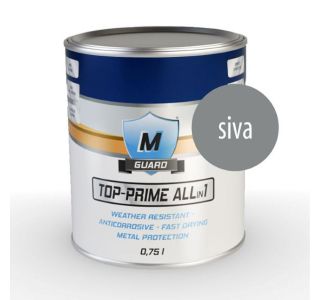 POKRIVNI PREMAZ M-GUARD TOP-PRIME ALL IN 1 RAL. 7001 SIVI 0.75L