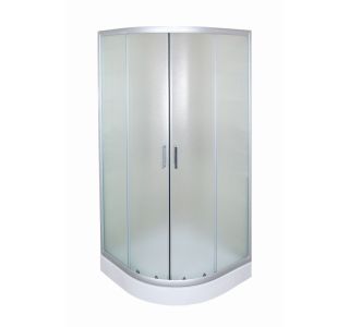 POLKROŽNA KAB. ZA PRHANJE FEROTEHNA PULSE 90R POLKROŽNA +KAD SILVER PR. SATINASTO ST.