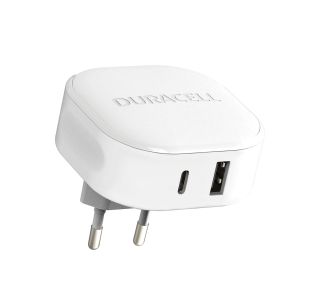 POLNILNIK ZA GSM DURACELL PD 30 W USB-A + USB-C PPS BEL