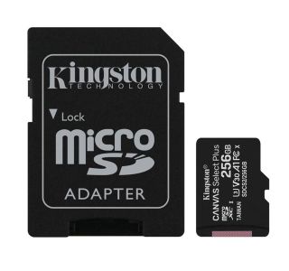 POMNILNIŠKA KARTICA KINGSTON SDXC MICRO 256GB CANVAS SELECTPLUS 100/85MB/S R/W