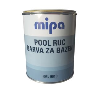 BARVA ZA BAZEN MIPA POOL RUC 0.75L RAL.: 9010 BELA