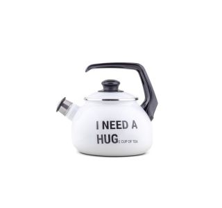 POSODA ZA TOPLE NAPITKE EMAJLIRAN ČAJNIK 20 CM 2.5L I NEED A HUGE TEA