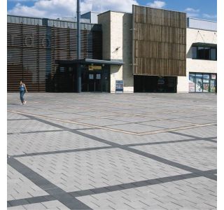 BETONSKI TLAKOVEC SEMMELROCK PRAVOKOTNI 20/20/6 CM, SIVA
