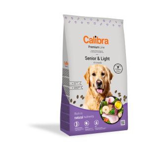 SUHA HRANA ZA PSA CALIBRA PREMIUM SENIOR & LIGHT 12 KG, PIŠČANEC