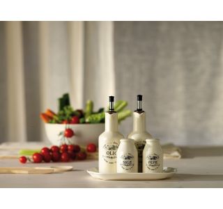 PRIBOR ZA ZAČIMBE TOGNANA SET OLJE/KIS/SOL/POPER DOLCE CASA LA CASA