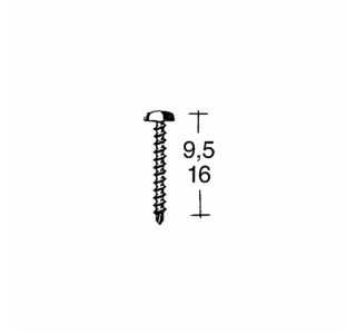 PRITRDILNI MATERIAL KNAUF VIJAK LB 3.5 X 9.5 MM PROF.NA KOV.PODK. Z=100K