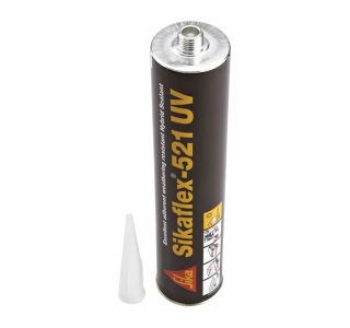 HIBRIDNA TESNILNA MASA SIKA SIKAFLEX 521 UV ČRN 300ML
