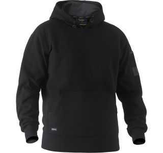 PULOVER BISLEY S KAPUCO IZ FLISA ČRN 2XL
