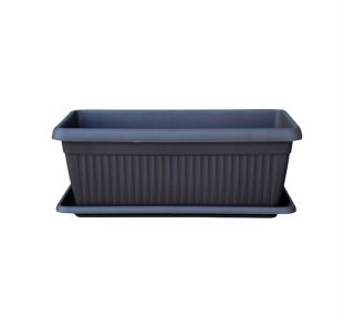 PE PODSTAVEK ZA KORITO MEDITERAN MAXI 80 X 32 ANTRACIT