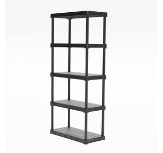 PVC REGAL PRACTIC 174.5X80X40 CM 5P/50KG ČRN