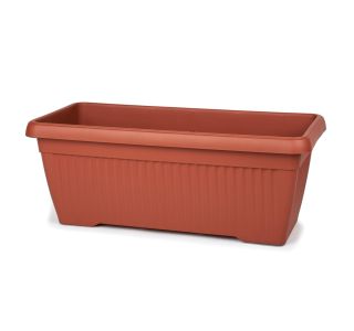 PE ZUNANJE KORITO BLUMAX MEDITERAN MAXI 100X40 CM TERAKOTA