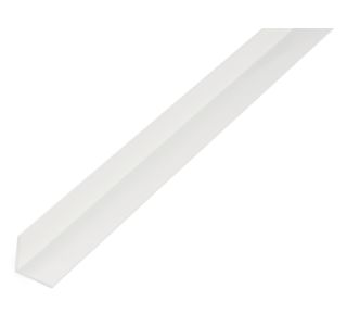 KOTNI PROFIL ALBERTS PVC, 15X15X1.2X2000 MM BEL