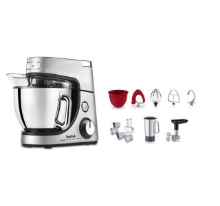 KUHINJSKI ROBOT MASTERCHEF GOURMET +, QB632D38, MOČ 1100 W, VOLUMEN 4,6 L, SET ZA PECIVO, MEŠALNIK IZ NERJAVNEGA JEKLA
