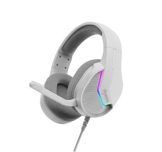 RAČUNALNIŠKA SLUŠALKA MARVO H8618 WH RGB ŽIČNE, BELE