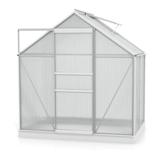 RASTLINJAK, VOLTE PLOŠČE VITAVIA PLANET 2500 HKP 6MM, 1,95X1,31M ALU- RASTLINJAK+TEMELJ ZA OKVIR