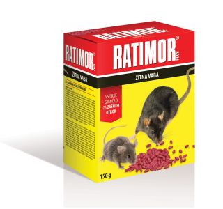 RODENTICID RATIMOR RATIMOR+ ŽITNA VABA 150G