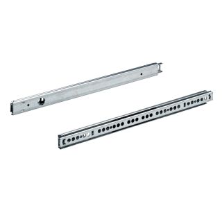 KROGLIČNO VODILO ZA PREDAL HETTICH DIY 345-550 MM, DELNI IZVLEK, UTOR PREDALA 27MM, POCINKAN