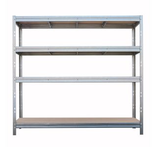 REGAL AR SHELVING 200X200X70 CM, 4 POLICE 600 KG/POLICO, SIV GALVAN