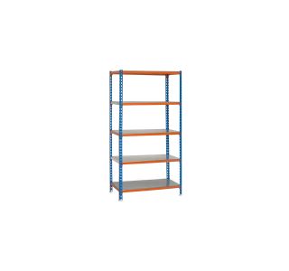 REGAL SIMONRACK 200X110X50 CM 5P/200KG MODRA ORANŽNA SIMONCLICK