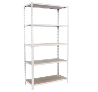 REGAL SIMONRACK 200X110X50 CM 5P/200KG MODRA ORANŽNA MADERCLICK