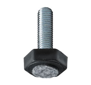 REGULACIJSKA NOGICA HETTICH DIY VIJAK M10 FI 25 MM, ČRN, V ZAVOJU JE 4 KOS