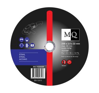 REZALNA PLOŠČA ZA JEKLO MQ 125X2.5X22 MM A30SBF