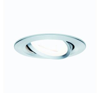 VGRADNI LED REFLEKTOR RL NOVA 1X6.5W GU10, GIB. OKROGLA ALU TU/ALU