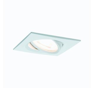 VGRADNI LED REFLEKTOR RL NOVA COIN 1X6.5W GIB. KVADRATNA, BELA MAT/ALU