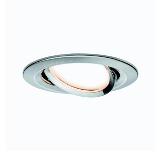 VGRADNI LED REFLEKTOR RL NOVA COIN 1X6.5W GIB. OKROGLA, BRUŠ.JEKLO/ALU