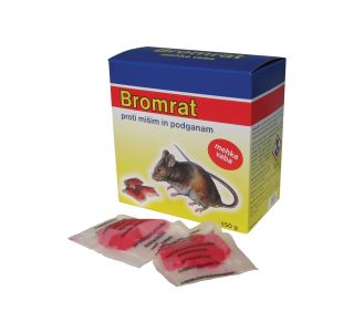 RODENTICID BROMRAT MEHKA VABA 150 G