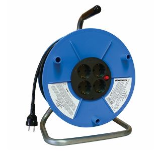 ROLETA - PVC VODNIK EMOS 40M H05VV-F 3X2.5 4 ŠUKO VTIČNICA IP20
