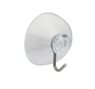 PVC OBEŠALNA KLJUKA WALTECO SAMOLEPILNA PROZORNA 40MM