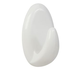 PVC OBEŠALNA KLJUKA WALTECO SAMOLEPILNA PVC BELA