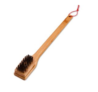 ŠČETKA ZA ČIŠČENJE ŽARA Z LESENIM ROČAJIEM, 46 CM