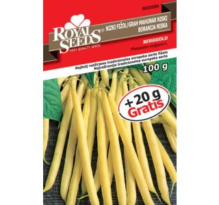 STROČNICA ROYAL SEEDS FIŽOL BERGGOLD 100G+20G