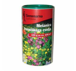 SEME ZA TRAVO SEMENARNA MEŠANICA TRAVNIŠKEGA CVETJA 0.1 KG