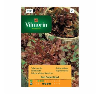 SEMENA CVETOČIH RASTLIN VILMORIN SOLATA LISTNATA RED SALAD BOWL