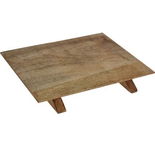 SERVIRNI KROŽNIK EH PLOŠČA ZA SERVIRANJE IZ LESA MANGA 22X4X30CM