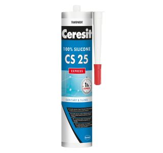 SILIKONSKA TESNILNA MASA HENKEL ACB CERESIT CS25 EXPRESS TRANSPERENT 280 ML