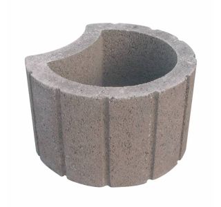 BETONSKI IZDELEK OBLAK GROUP ŠKARPNI ELELMENT FLORA LUNA RJAV FI 40 H=23 CM