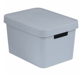 ŠKATLA/ZABOJ CURVER INFINITY 36X27X22CM 17L SIVE BARVE