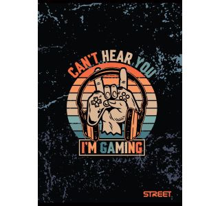 ŠOLSKI ZVEZEK GAMING A4 KARO 1 CM, 54 LISTOV, SORT