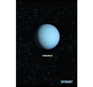 ŠOLSKI ZVEZEK PLANETS A4 KARO 5 MM, 54 LISTOV, SORT