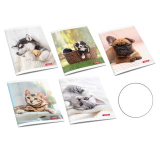 ŠOLSKI ZVEZEK TARGET A4 BREZČRTEN ANIMAL BABY 26062