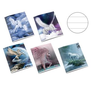 ŠOLSKI ZVEZEK TARGET A5 ČRTAST FANTASY 27015