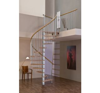 STOPNICE MINKA SPIRAL DECOR FI 140 SREBRNA/BUKEV
